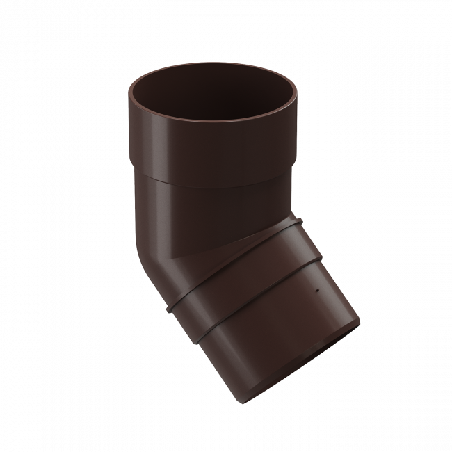Колено 45˚ для водосточной трубы Премиум (Premium) шоколад 8019